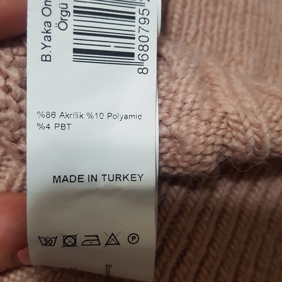 Dusty pink cold shoulder sweater - Picture 5 of 5